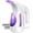 3-Purple, variant on Steamer for Clothes, 1100W Clothes Steamer, Fast Wrinkle Removal with Large 300ml Tank, Ideal for All Fabrics, Easy to Use, Compact and Portable Travel Garment Steamer-Pink