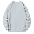 thumbnail image 5 of Womens Crewneck Sweatshirts Casual Long Sleeve Loose Pullover Soft Solid Fall Winter Tops Light Gray M, 5 of 5
