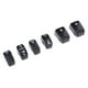 thumbnail image 5 of 6pcs Cubiertas de cubierta Del Interruptor de Control Manual Negro, 5 of 6