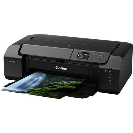 Canon PIXMA Pro 200 Wireless Professional Inkjet Photo Printer (1.5 min/Page - Photo) (13u0022 x 19u0022) (4800 x 2400) (USB) (Wireless)