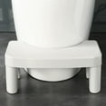 thumbnail image 3 of MesaSe Toilet Stool Clearance Folding Toilet Stool Squatting Poop Stool Bathroom Potty Step Stool for Adults Seniors Kids Toilet Assistance Steps Step Stool Fits All Toilets Detachable＆, 3 of 6