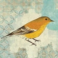 thumbnail image 2 of Lovell, Kathrine 26x26 Black Ornate Wood Framed with Double Matting Museum Art Print Titled - Pine Warbler, 2 of 4