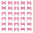 thumbnail image 1 of Uxcell 100 Pcs Mini Laços de Cinta Rosa Oscuro con Perla 1" Flores de Cinta Apliques para Manualidades DIY Laços para el Cabello Costura Decoración de Bodas Fiesta Navidad, 1 of 5