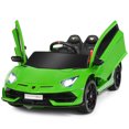 thumbnail image 1 of Costway 12V Kids Ride On Car Licensed Lamborghini SVJ RC w/ Trunk & Music Green, 1 of 10
