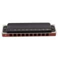 thumbnail image 4 of Hole Harmonica,10 Hole Harmonica Metal Musical Instrument Accessories Harmonica Built to Last, 4 of 14