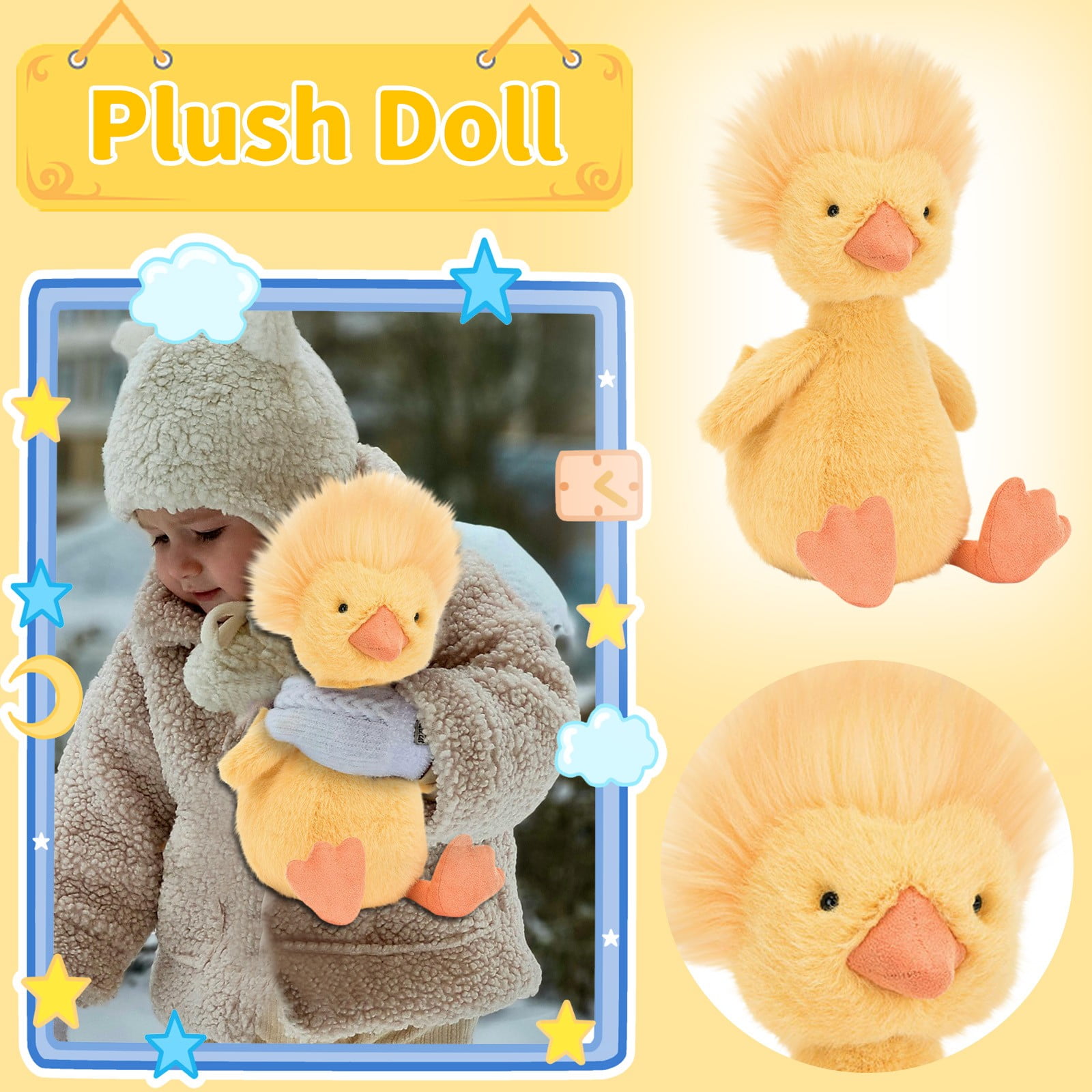 【ジェリーキャット】Dorit Duckling jellycat-dorit-duckling-soft-