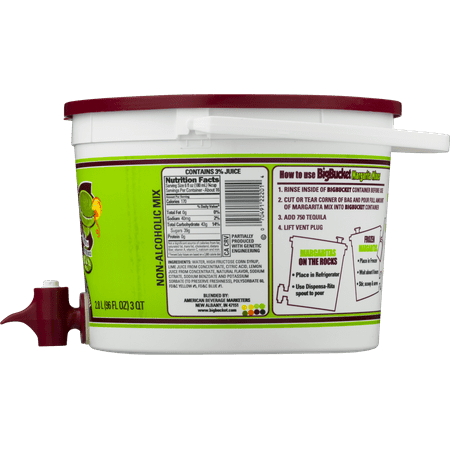 Master of Mixes Big Bucket Premium Margarita Mixer, 96 Fl Oz
