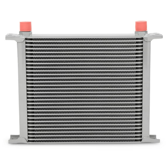 CROSSDESIGN 30 Row AN10-10AN Universal Engine Transmission Aluminum Oil Cooler Fit for All Cars