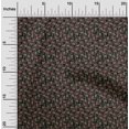 thumbnail image 1 of oneOone Organic Cotton Poplin Twill Fabric Floral Block Printed Craft Fabric BTY 42 Inch Wide, 1 of 4