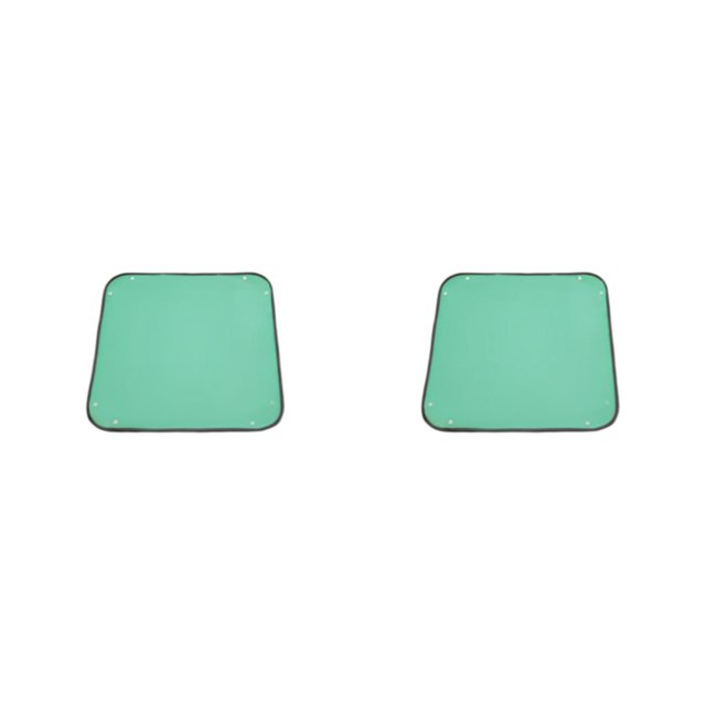 Inteprter Revestimiento de la cesta Estera de plantación Almohadilla para macetas Impermeable Mantener limpio Superficie lisa Accesorios de Verde/100cm*100cm 2piezas