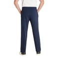 thumbnail image 3 of hajo pantalones de spa para hombres - pantalones de jogging, homewear, stay fresh, mezcla de algodón elástico, uni Azul 2XL (XX-Large), 3 of 3