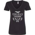 thumbnail image 3 of Inktastic Pismo Beach California Trip Surfing Women's V-Neck T-Shirt, 3 of 5