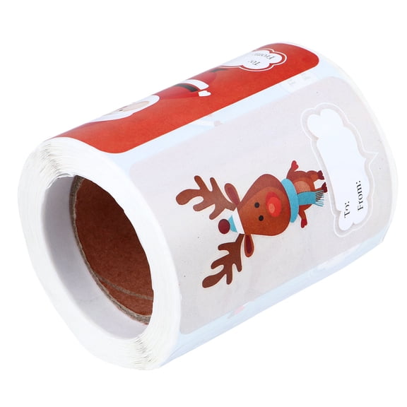 Raindrops Christmas to from Label Stickers Self Adhesive for Package Sealing