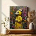thumbnail image 6 of Yellow Raincoat Bunny Canvas Wall Art，Cute Animal Decor for Living Room Bedroom Office Cafe Nursery, 6 of 8