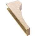 thumbnail image 6 of 6"W x 12"D x 36"H Thin Monterey Rough Cedar Woodgrain TimberThane Corbel, Primed Tan, 6 of 6