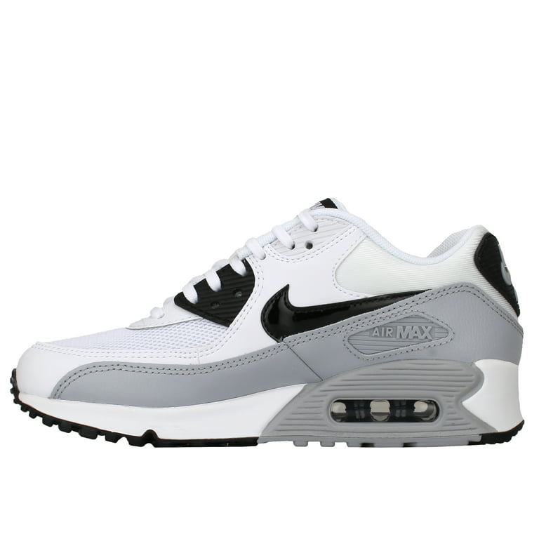 Nike Women's Air Max 90 Essential White/Black/Wolf Grey Running Shoe (White/Grey/Black, 5 B(M) US) - Walmart.com