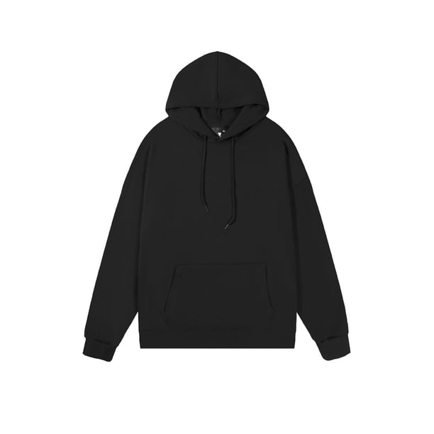 pstuiky camisetas de manga larga para hombre, Blusa informal con capucha y manga larga para hombre, color liso, con bolsillo camisetas de hombre m