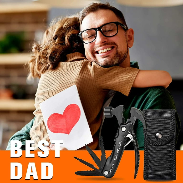 Gifts for Dad Who Wants Nothing,Dad Christmas,Birthday Gifts From  Daughter,Stocking Stuffers for Dad,Handy Hammer Multitool Gifts Ideas for  Dad