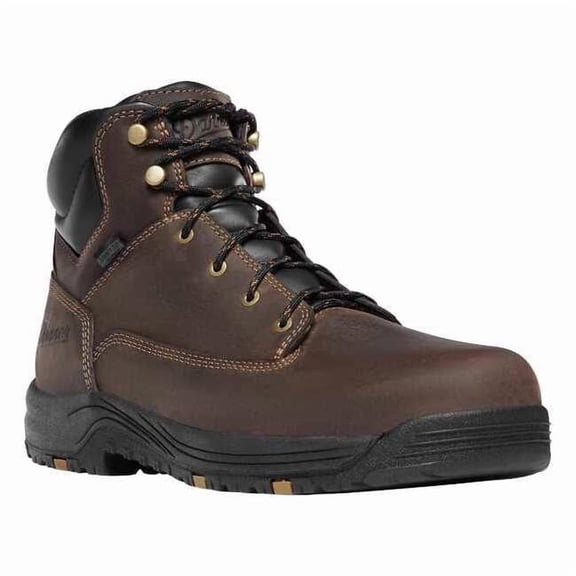 Danner Men's 6-Inch Work Boot, 9, Aluminum Toe, 6 in H, Brown, 19453 19453-9D