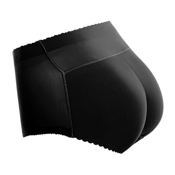 Underwear Women Hip Lifter Enhancer Fake Fake Butt Hip Enhancer Ass Mesh  Pad Briefs, Black, M 