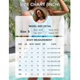 thumbnail image 6 of Women Bathing Suit Cover Up Ruffles Beach Dress Spaghetti Strap Swimsuit Coverup Vacation Outfits, 6 of 6