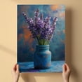 thumbnail image 3 of Lavender Flower Canvas Wall Art 8x12 inches - Vintage Elegant Botanical Floral Lavender Flower Watercolor Canvas Print, 3 of 5