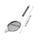 thumbnail image 3 of Aparatos de cocina, Accesorios de cocina, Utensilios de cocina, Utensilios de cocina, Filtro de acero inoxidable, Filtro de malla para exprimidor doméstico fino, Cuchara de cocina, Colador de malla, 3 of 6