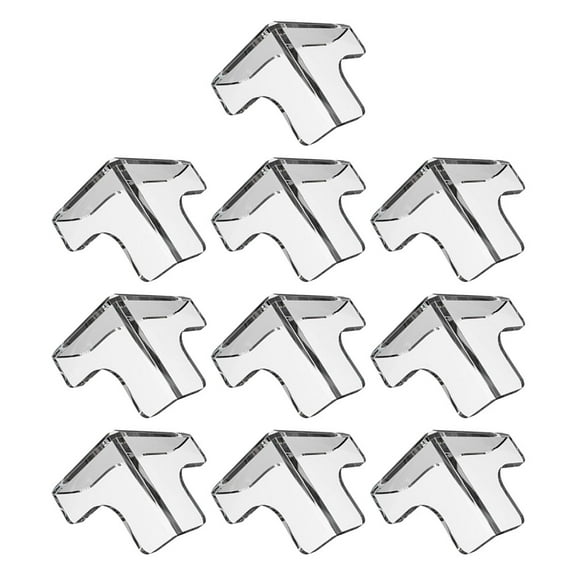 ROSENICE 10Pack Transparent Table Corner Protectors Furniture Edge Guard Baby Safety Clear Pvc