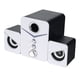 thumbnail image 2 of Conjunto de altavoces para hogar SADA D-221 3 en 1 Altavoces de computadora PC con cable de 3.5 mm, caja de sonido alimentada por USB, lámpara de ambiente para escritorio, portátil, notebook, tablet, 2 of 6