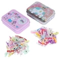 thumbnail image 1 of 80 Uds. Clips para dobladillo, accesorios de costura con Clip pequeño de plástico colorido para manualidades de tela DIY, 1 of 14