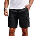 thumbnail image 2 of Lightweight Cargo Shorts for Men Relaxed fit Elastic Waist Athletic Shorts Stretchy Summer Casual Shorts with Pockets, 2XL, 2 of 8