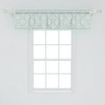 thumbnail image 2 of Ambesonne Pastel Window Valance, Neutral Oriental, 42" x 12", Pale Sage Green and White, 2 of 3