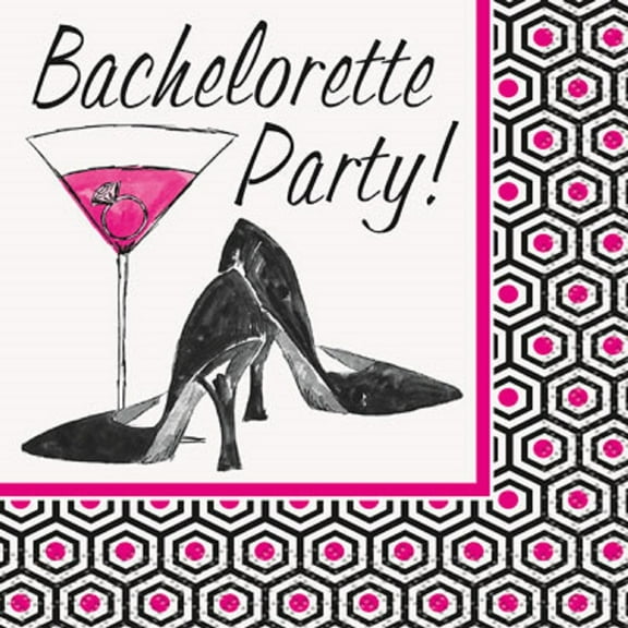 Girls Night Out Bachelorette Party Beverage Napkins, 16ct