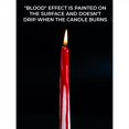thumbnail image 3 of Juego de 12 velas CANDYAX, 20 cm, con forma de sangre, sin goteo, 3 of 7