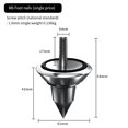 thumbnail image 2 of HIFI Audio Speaker Amplifier Shock Absorbing Foot Cone Feet Base Nail Isolation Spikes Stand Pad,2PCS M6 Foot Nail, 2 of 2