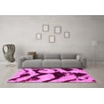 thumbnail image 3 of Ahgly Company Indoor Rectangle Abstract Pink Modern Area Rugs, 2' x 3', 3 of 4