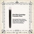 thumbnail image 2 of Pilot Namiki IC100 Fountain Pen Ink Cartridge, Black, 12 Cartridges per Pack (69100), 2 of 3