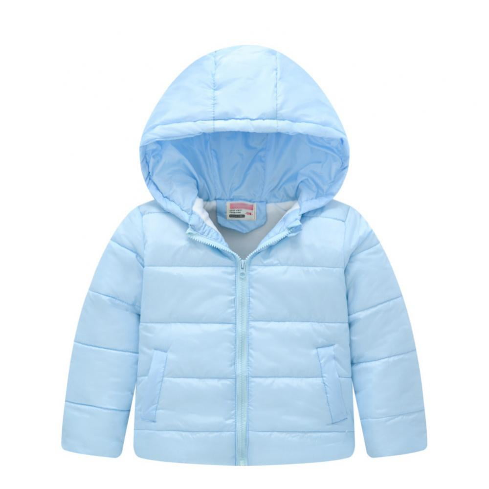 Winter Down Coats for Kids Baby Boys Girls Light Puffer Padded Jacket ...