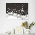 thumbnail image 6 of Logiee Piano Keys With Musical Notes Print Canvas Wall Art,Canvas Picture Prints with Frame, Wall Art Decorative,Canvas Decorative,Suitable for Living Room Bedroom Office Room 30x40, 6 of 6