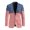 American Waves, variant on Versatile Men Suit Coat, American Flag Vintage Polyester Solid Sport Coat for Casual Business