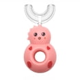 thumbnail image 1 of Kids U-shaped Toothbrush,silicone Manual Training Tooth Brush,360 Surround All-round Cleaning, 1 of 4