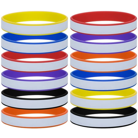 - GOGO 120 PCS Writable Wrist Bands Silicone Bracelets ID Wristbands Waterproof Events Identification Bracelet