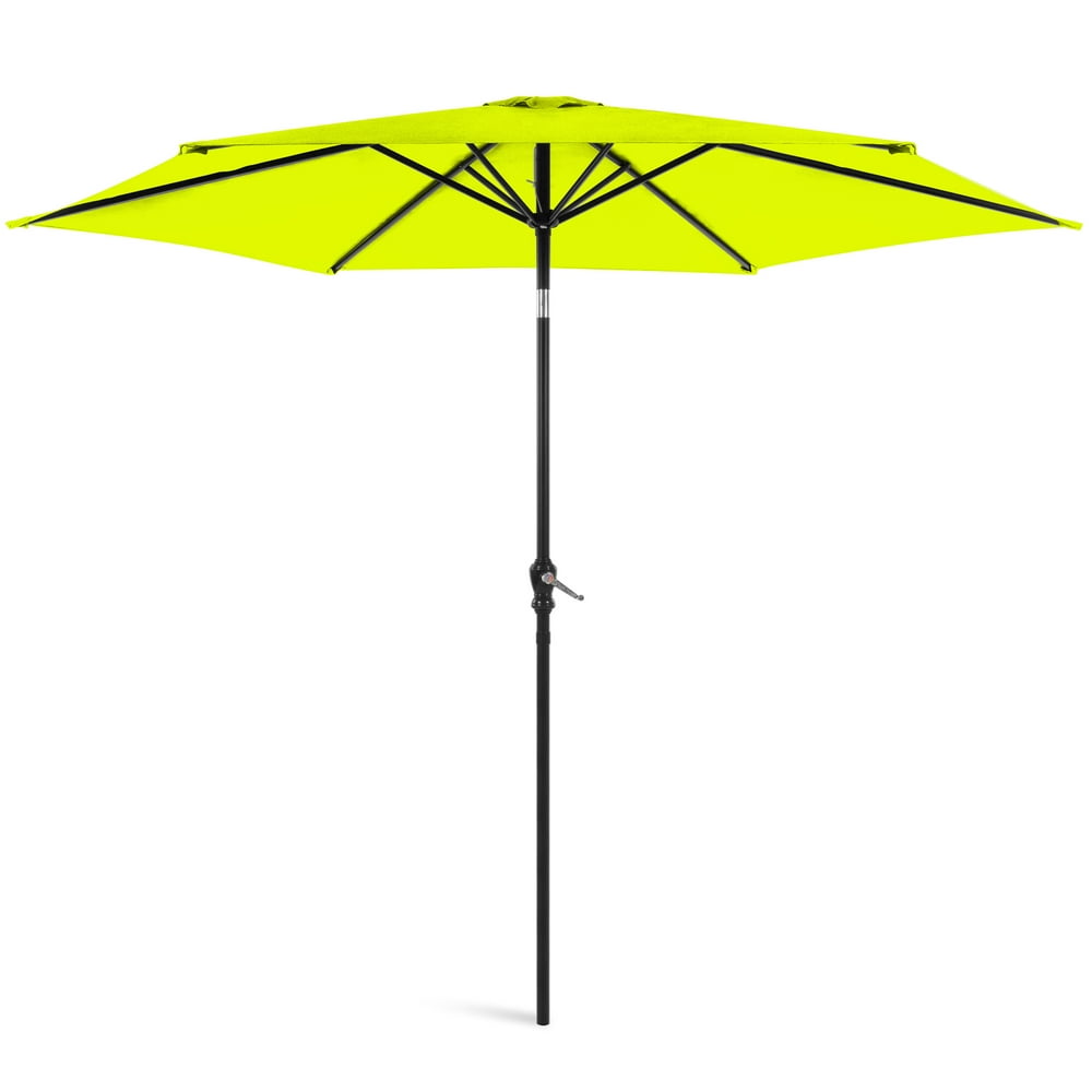 Best Choice Products 10ft Outdoor Steel Market Patio Umbrella w/ Crank