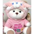 thumbnail image 3 of Oso de peluche de 30 cm hecho a mano de alta calidad, juguete para cosplay, cambio de vestido, niña, abrazo, muñeco de peluche tierno para novia, regalo de Navidad, 3 of 5