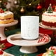 thumbnail image 4 of Vidrio De Lunares Vaso navideño con lunares, diseño de Papá Noel, árboles y copos de nieve para brindar en Navidad (1 unidad, blanco) Rkxzt, 4 of 9