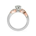 thumbnail image 2 of 0.70 Carat Brilliant Marquise Cut Natural Diamond Elegant Solitaire with Accents Ring for her Solid 18K White Gold Size 9.5, 2 of 6