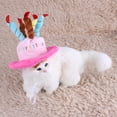 thumbnail image 3 of Disfraz de Cumpleaños para mascotas EOTVIA con Sombrero suave azul rosa Opcional, 3 of 7