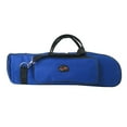 thumbnail image 1 of Travel Wind Instrument Trumpet Carry Gig Bag Case Oxford Cloth Waterproof Padded Blue, 1 of 8