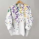 thumbnail image 1 of TaTaai Women Mardi Gras Print Crew Neck Long Sleeve Sweatshirt Casual Loose Fit No Hood Pullover Top Soft Breathable Lightweight for Daily Street Office Commute Wear Fashion Holiday Tops Gift, 1 of 3