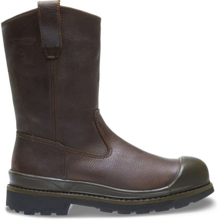 

Wolverine Crawford Waterproof Steel Toe Wellington Men Brown